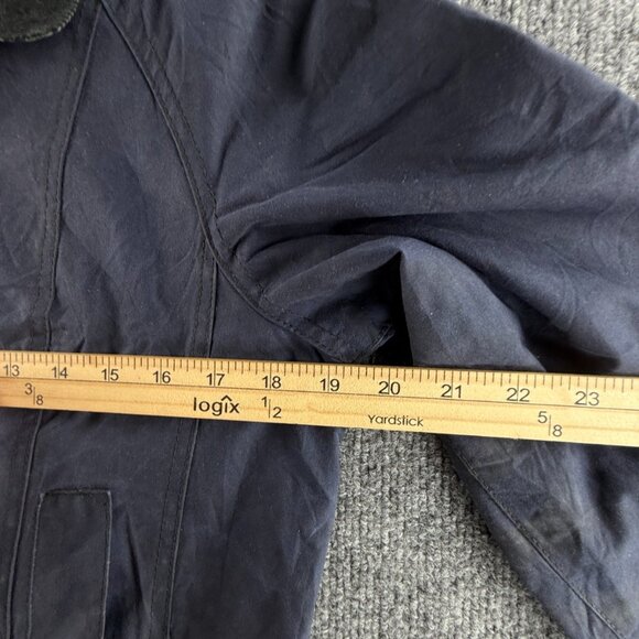 Barbour Waxed Jacket Women Full Zip Ladies Wax Cotton Templates Size 6 US Canvas - Picture 8 of 16